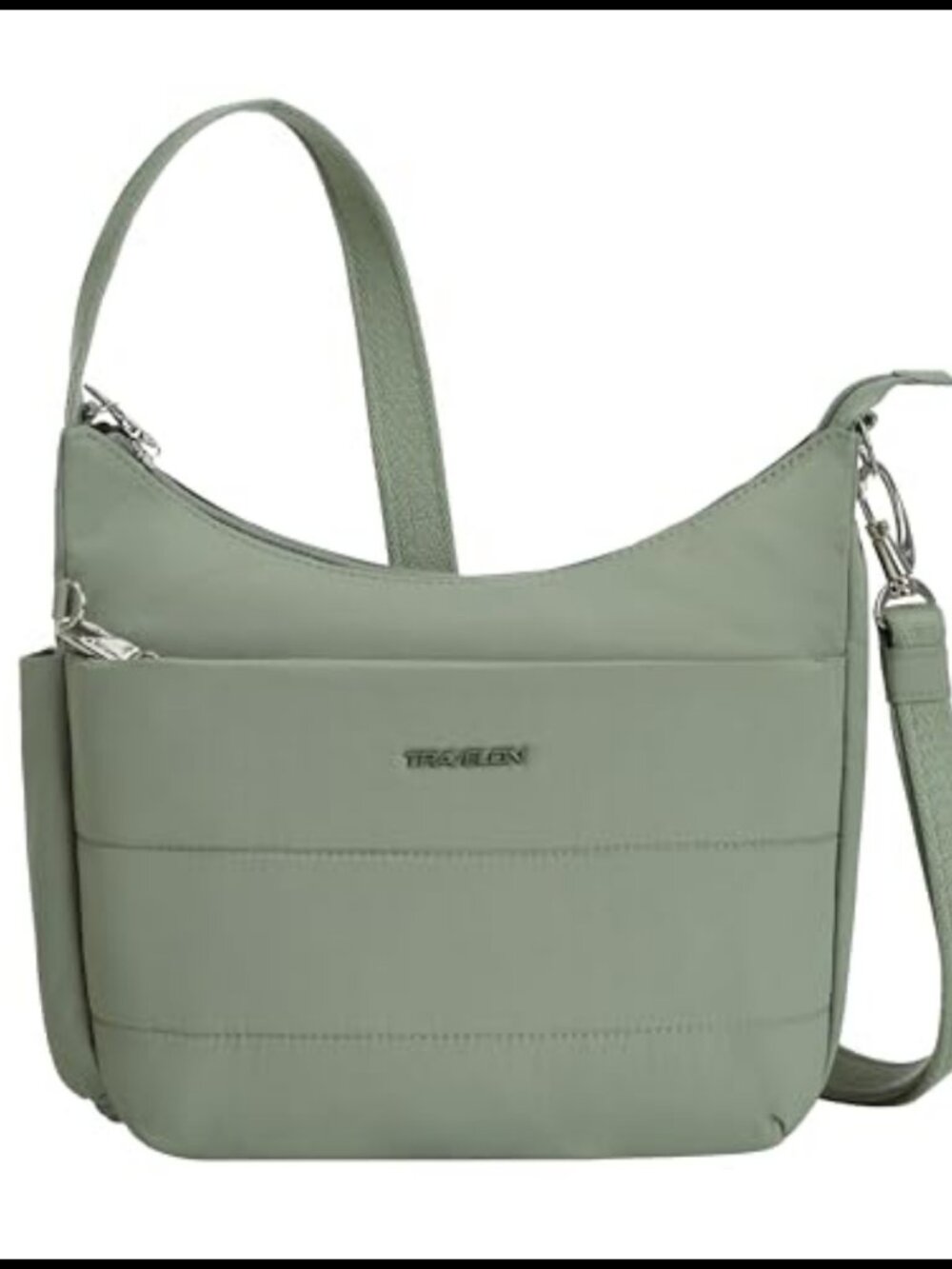 Anti-Theft Medium Crossbody Bag Slash-Resistant Nylon RFID Travel Purse